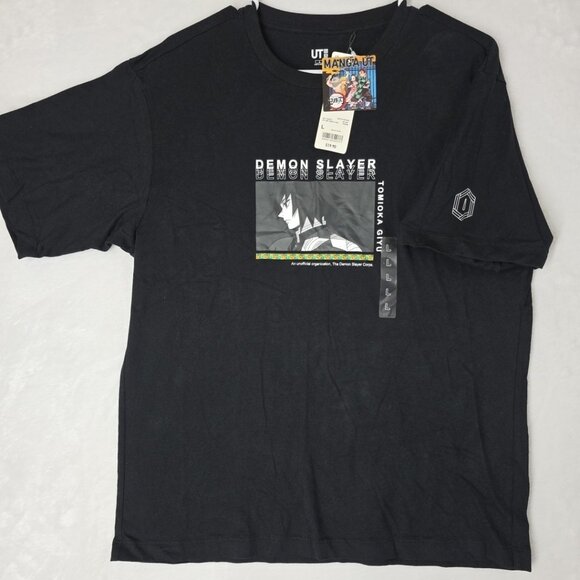 Uniqlo Other - NWT DEMON SLAYER KIMETSU NO YAIBA Giyu Tomioka Uniqlo UT T-shirt Black LG